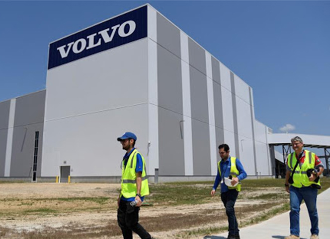 沃爾沃汽車在新址安裝全套英國A-SAFE工業安全護欄